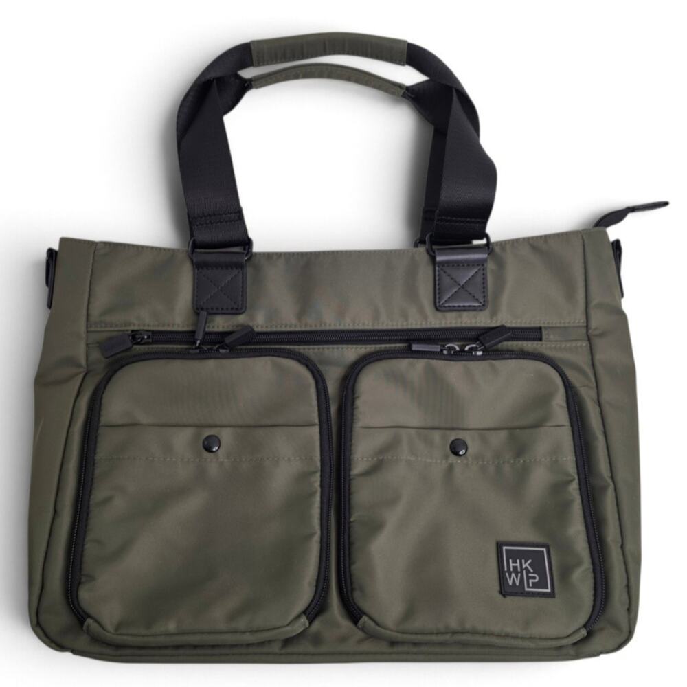 IHKWIP Cargo Catchall Tote Olive Green Large Bag No Strap New Without Tags
